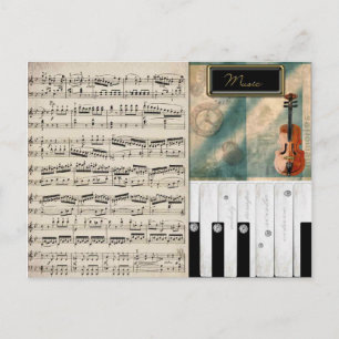 Briefkaart van de Dream van Music Lover