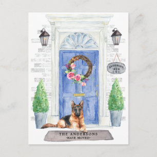 Briefkaart van de Duitse bondskanselier Shepherd M