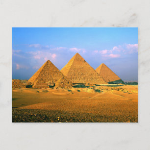 Briefkaart van de Egyptische Pyramides :
