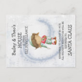 Briefkaart van de Elf van Santa (Voorkant)