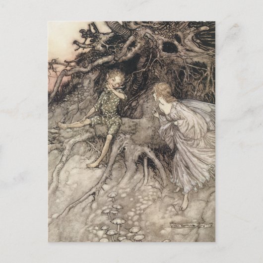  Briefkaart van de Faerie (Voorkant)