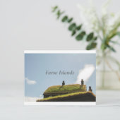 Briefkaart van de Faeröer (Staand voorkant)
