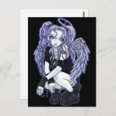 Briefkaart van de Fee van de Engel van Angelina (Voorkant / Achterkant)