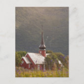 Briefkaart van de Flakstad-eilanden (Voorkant)