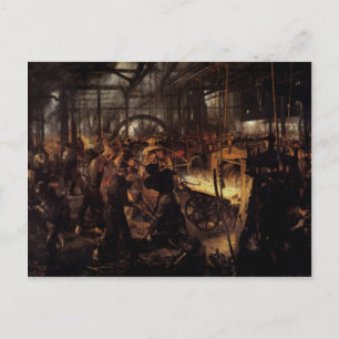 Briefkaart van de Foundry in detail