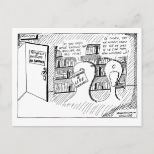 Briefkaart van de geheime kamer van Philosophy