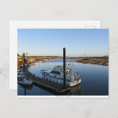 Briefkaart van de haven van Wells (Voorkant / Achterkant)
