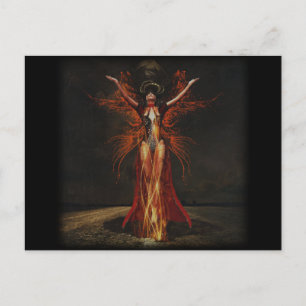 briefkaart van de heks