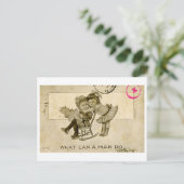 Briefkaart van de hofhouding (1911) (Staand voorkant)