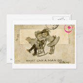 Briefkaart van de hofhouding (1911) (Voorkant / Achterkant)