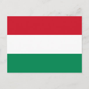 Briefkaart van de Hongaarse vlag