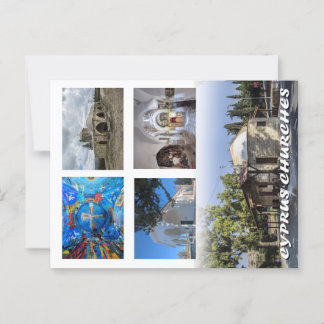 Briefkaart van de Kerken van Cyprus