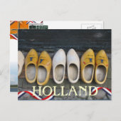 Briefkaart van de Klompen van Holland het (Voorkant / Achterkant)