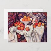 Briefkaart van de Kunst van Cezanne het Fijne (Voorkant / Achterkant)