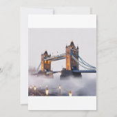 Briefkaart van de London Bridge (Achterkant)