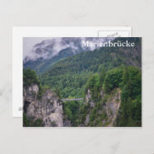 Briefkaart van de Marienbrückebrug (Voorkant / Achterkant)
