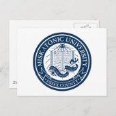 Briefkaart van de Miskatonic University (Voorkant / Achterkant)