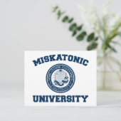 Briefkaart van de Miskatonic University (Staand voorkant)