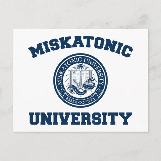 Briefkaart van de Miskatonic University (Voorkant)