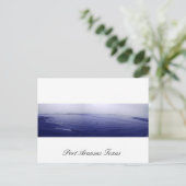 Briefkaart van de Mist van Aransas van de haven (Staand voorkant)
