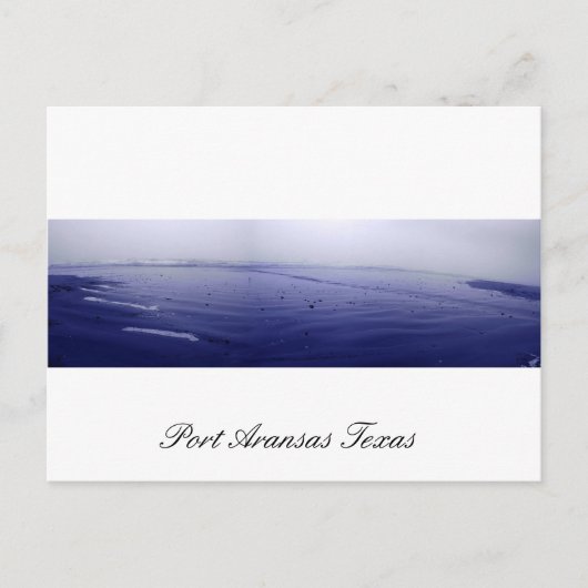 Briefkaart van de Mist van Aransas van de haven (Voorkant)