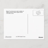 Briefkaart van de motor van Saturnus V (Achterkant)