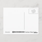 Briefkaart van de noordelijke waterslang. (Achterkant)