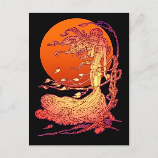 Briefkaart van de oktoberwind (Voorkant)