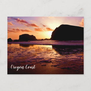 Briefkaart van de oregonkusten