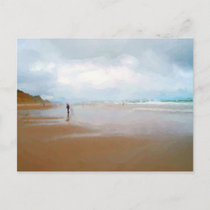 Briefkaart van de oregonkusten