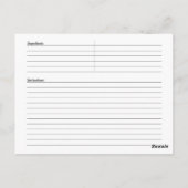 Briefkaart van de Parijse fruitmarkt (Achterkant)