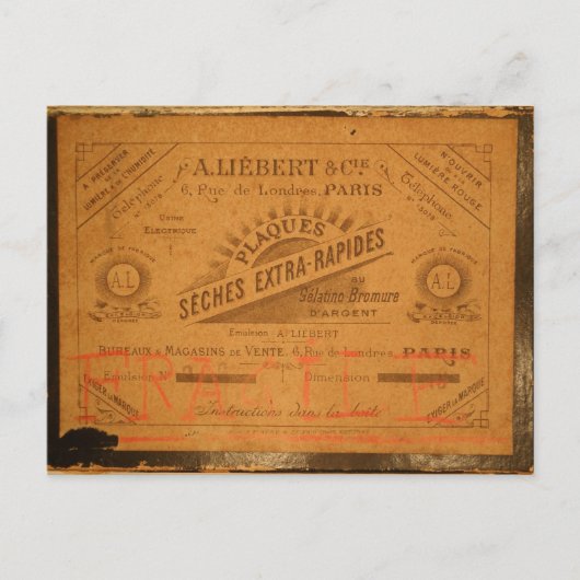 Briefkaart van de Parisian Box (Voorkant)