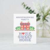 Briefkaart van de Partij voor de opwarming van de  (Staand voorkant)