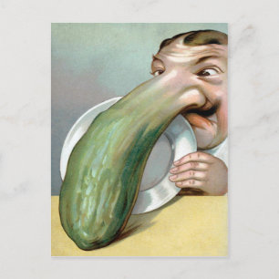 Briefkaart van de pickle Nose