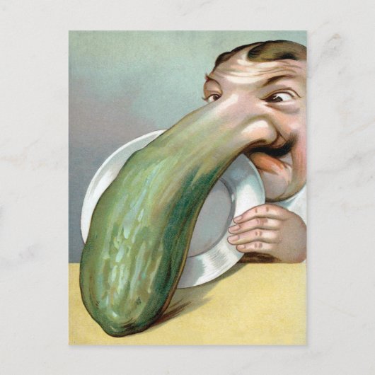 Briefkaart van de  pickle Nose (Voorkant)
