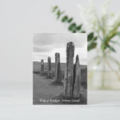 Briefkaart van de Ring van Brodgar, Orkney Islands (Staand voorkant)