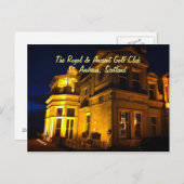 Briefkaart van de Royal & Ancient Golf Club (Voorkant / Achterkant)
