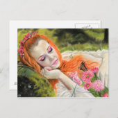 Briefkaart van de schoonheid van de lente (Voorkant / Achterkant)