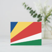 Briefkaart van de Seychellen (Staand voorkant)