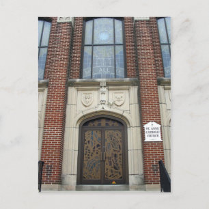 Briefkaart van de St. Anne-Katholieke Kerk