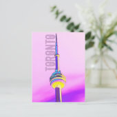 Briefkaart van de toronto CN-toren (Staand voorkant)