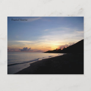 Briefkaart van de Tropische Sunrise