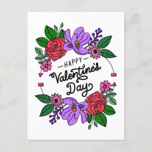 Briefkaart van de valentijn