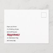 Briefkaart van de valentijn (Achterkant)