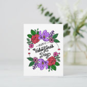 Briefkaart van de valentijn (Staand voorkant)