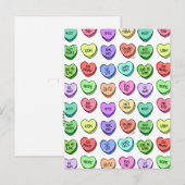 Briefkaart van de Valentijn van afwijzing (Voorkant / Achterkant)