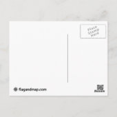 Briefkaart van de vlag van de Dominicaanse Republi (Achterkant)