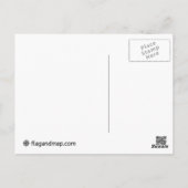 Briefkaart van de vlag van Kirgizië (Achterkant)