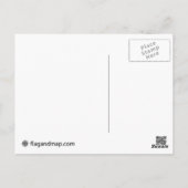 Briefkaart van de vlag van Puerto Rico (Achterkant)