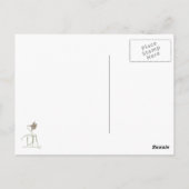 Briefkaart van de vlinderbloemlipop (Achterkant)